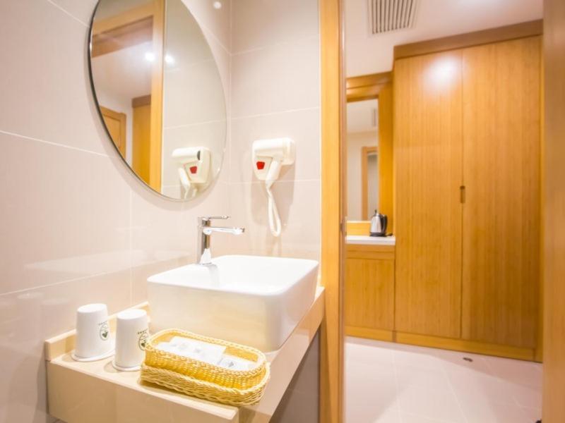 Greentree Inn Wuxi Huishan District Yangshan Town Jiayang Life Plaza Business Hotel Jiaxing Exterior foto